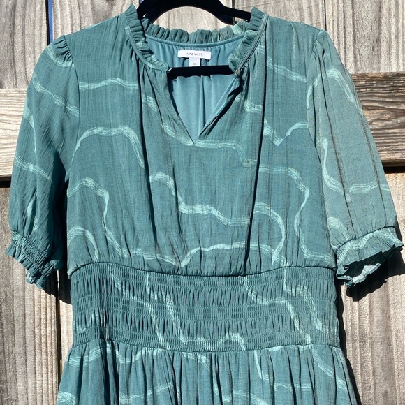 Nine West Green Blue Dress - Picture 3 of 11